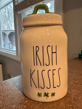 Rae Dunn Irish Kisses Ceramic Canister